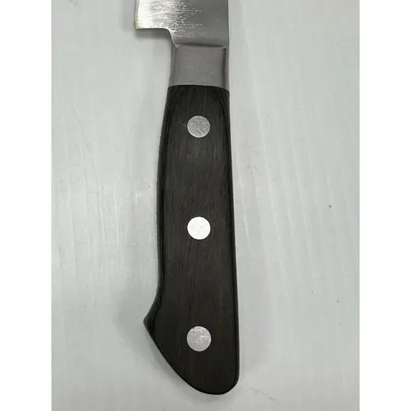 Used Japanese Chefs Knife 15 1/4” Long Tip To Handle End Swedish Steel - Picture 4 of 11